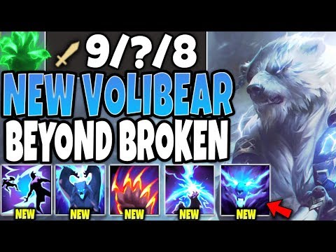 NEW VOLIBEAR REWORK IS BEYOND BROKEN 🔥 WAY TOO OP 🔥 LoL New reworked Volibear Season 10 PBE Gameplay