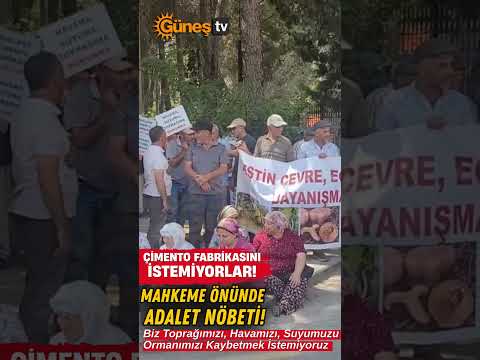 Deştin Halkı Mahkeme Önünde İsyan Etti! #Muğla #Deştin #ÇevreMücadelesi #AdaletNöbeti