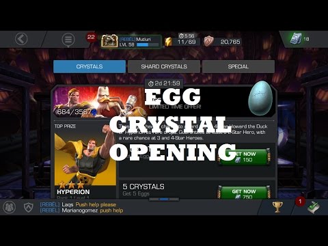 EGG CRYSTAL OPENING | MARVEL CONTEST OF CHAMPIONS