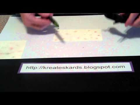 How to Use Stampin' Up! Color Spritzer Tool -  KreatesKards Tutorial