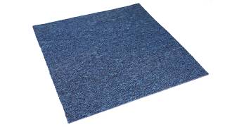 Navy Blue Carpet Tile - Qty. 32 pcs