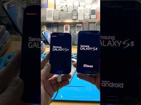Galaxy S5 Vs Galaxy S4 low 🪫 #samsung #mobile #smartphone #nostalgia #retro #tech #reels