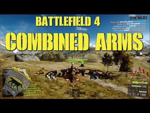 BattleField 4: Combined Arms Air Ground Combat Team (Attack Jet Gameplay)