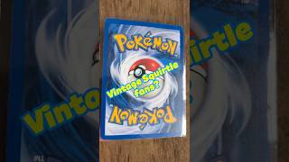Vintage Squirtle! #shorts #pokemon #pokemoncards #pokemontcg