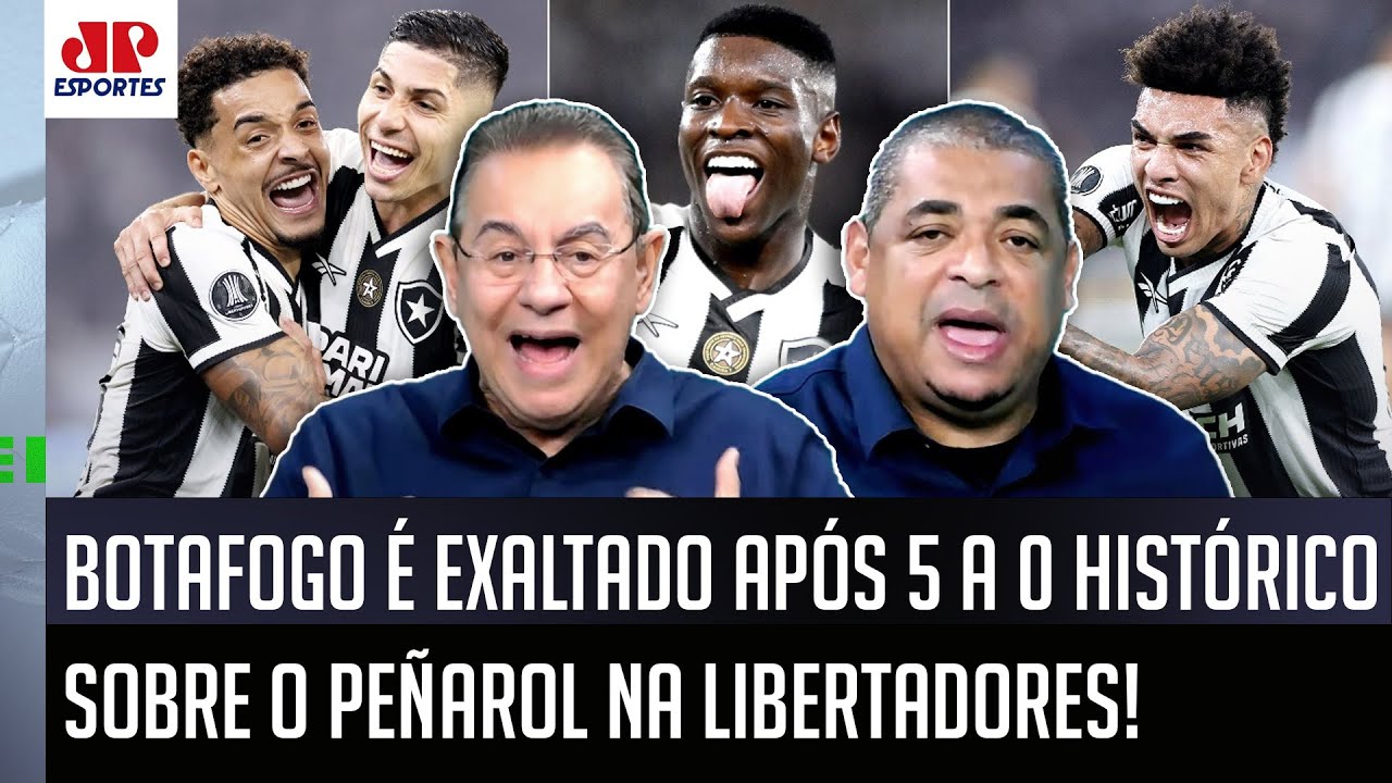"Se o Botafogo for CAMPEÃO da Libertadores, VAI SER uma..." OLHA como o 5x0 no Peñarol foi EXALTADO!