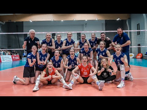 Energa MKS Kalisz vs KS Pałac Bydgoszcz; Finał MP Kadetek - Wieliczka 2023; mecz półfinałowy