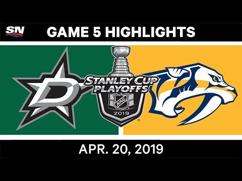 NHL Highlights | Stars vs. Predators, Game 5 – April 20, 2019