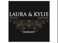 Radiant Laura Pausini with Kylie Minogue 