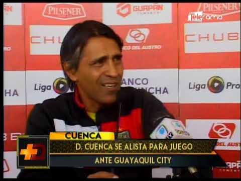 Deportivo Cuenca se alista para juego ante Guayaquil City