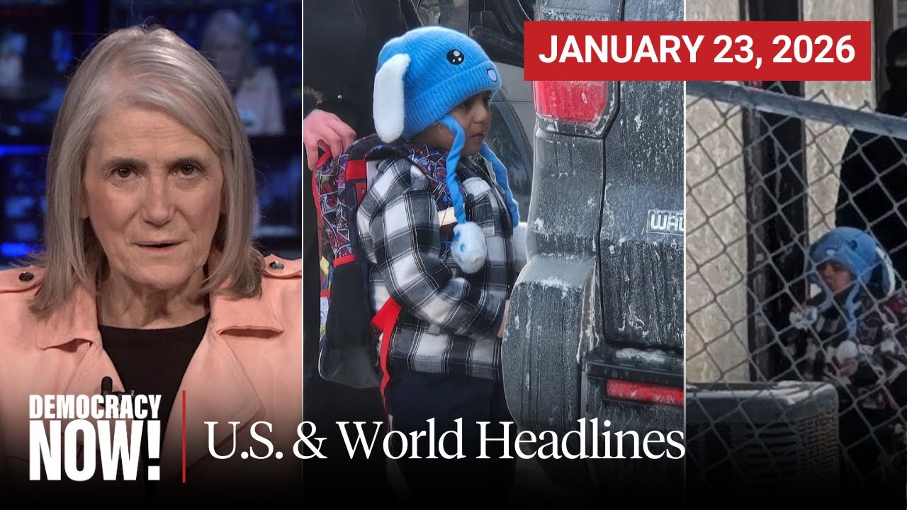 Top U.S. & World Headlines — January 23, 2026