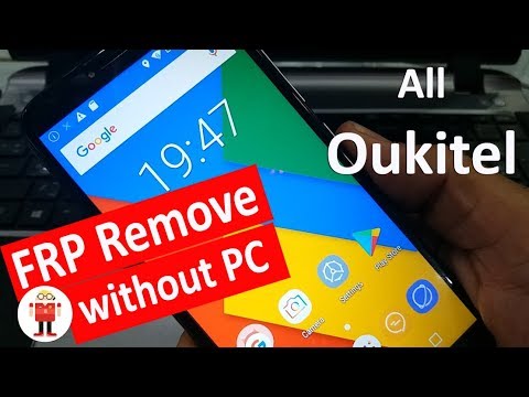 Remove All Oukitel Google account bypass (FRP) Without PC (C8)