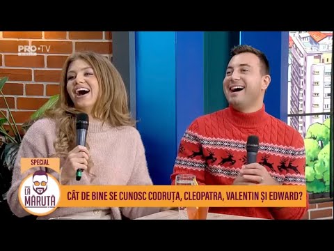 Întrebări picante între cupluri: Cleopatra și Edward vs. Codruța și Valentin