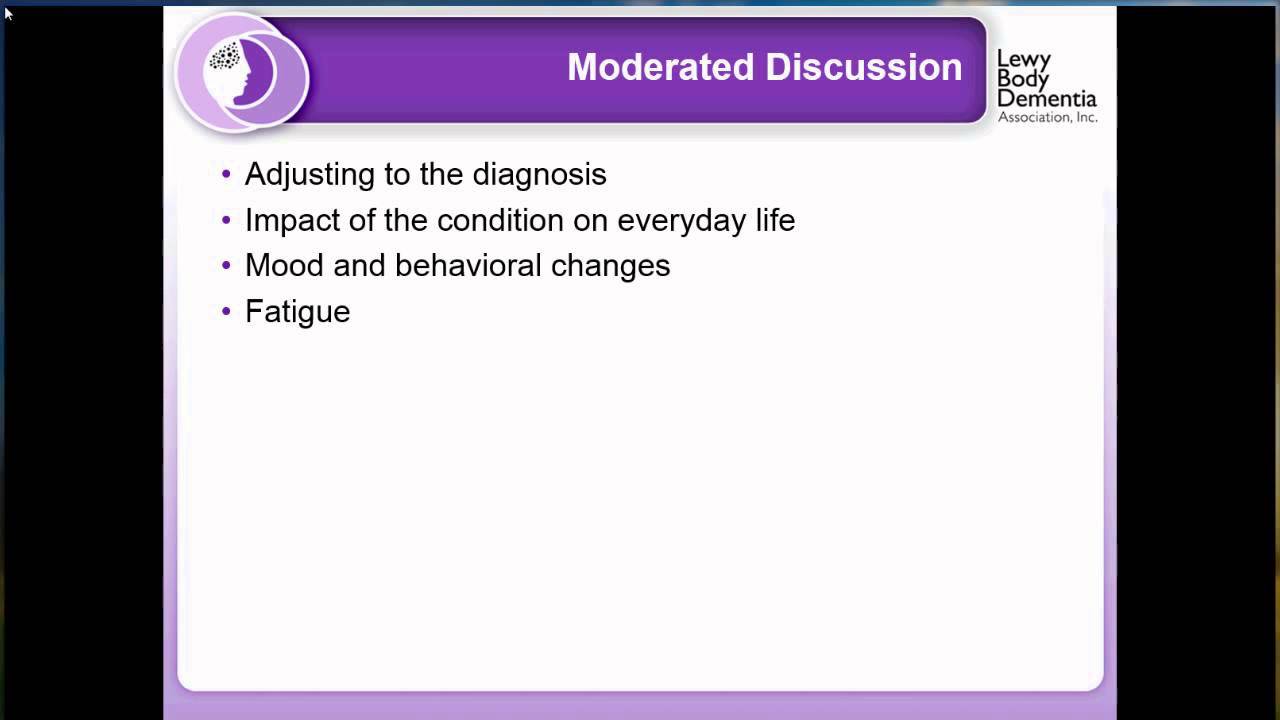 LBDA Webinar: Living with LBD: The Firsthand Perspective