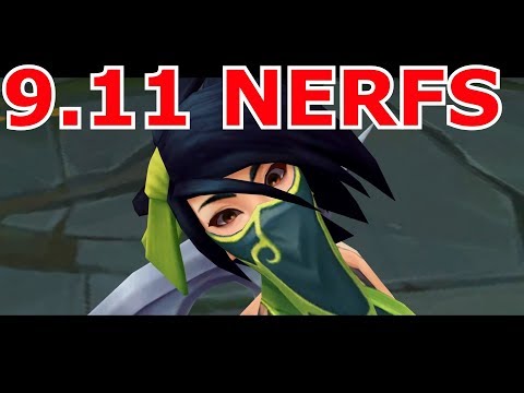 Akali nerf in 9.11 response for akali mains - Professor Akali - League of Legends