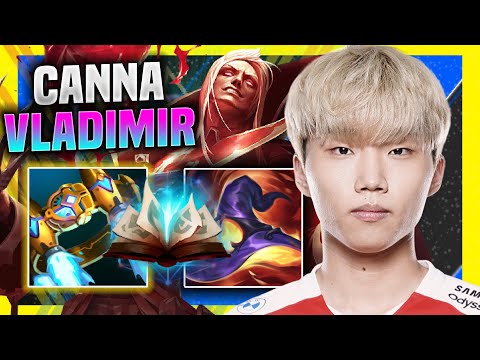 CANNA TRIES VLADIMIR WITH NEW BUFFS! - T1 Canna Plays Vladimir Top vs Camille! | Season 11