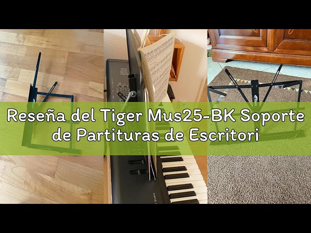 Vídeo relacionado con Tiger Mus25-BK Soporte de Partituras de Escritorio, Plegable de Sobremesa, con Bolsa de Transporte