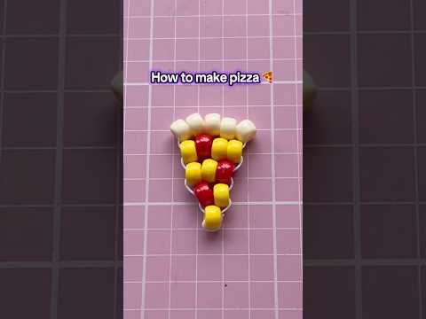 Kandi pizza 🍕#beadedbracelet #bracelets #beadsbracelet #beads #kandi