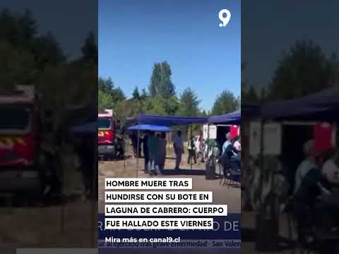 Hombre muere tras hundirse con su bote en laguna de Cabrero