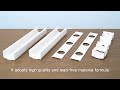 PVC U Square Detachable Hydroponic Pipe LESSO