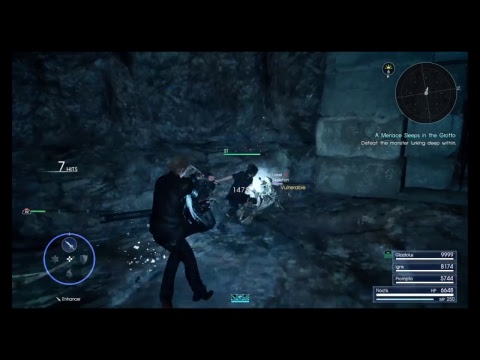 FFXV again pt108 ch 15 grotto menace pt2