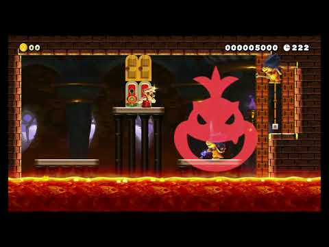 Super Mario Maker 2 :  "Seesaw Sky Castle"  by melodicroz