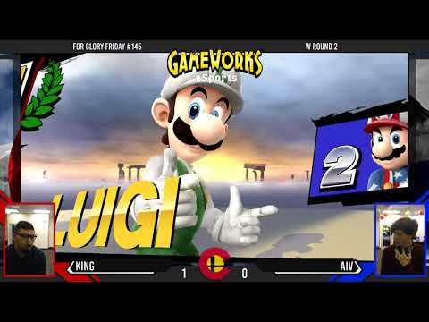 For Glory Friday #145 - King (Luigi) Vs. AIV (Mario) - Winners Round 2