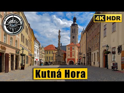 Kutná Hora Stroll | Beauty of Historic Streets 🇨🇿 4K HDR