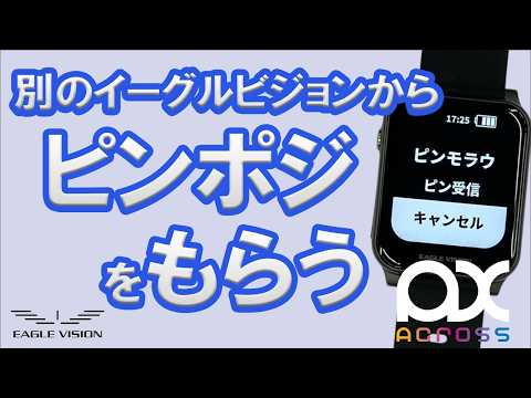 AX（アクロス）ピンもらう