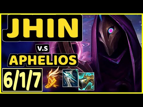 SERTUSS (JHIN) vs APHELIOS - 6/1/7 KDA BOTTOM ADC GAMEPLAY - EUW Ranked GRANDMASTER