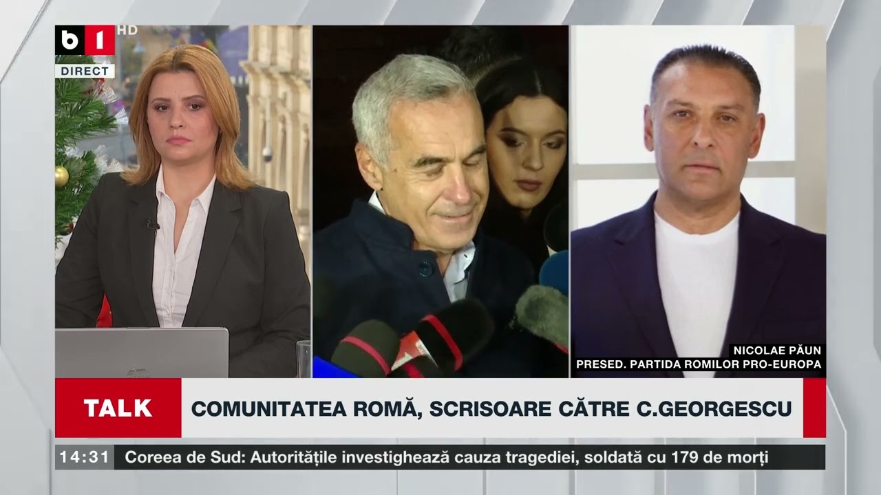 Comunitatea romă, scrisoare către Călin Georgescu_Știri B1TV_2 ian. 2025