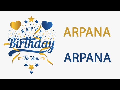 Happy Birthday to Arpana - Hindi Birthday Wish From Birthday Bash