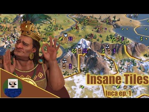 How far can we push these tile yields? Civ 6 Inca Let's Play ep 1.
