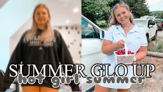 HOT GIRL SUMMER GLO-UP | Self tanning, my fav skincare, at home acrylics & more!!