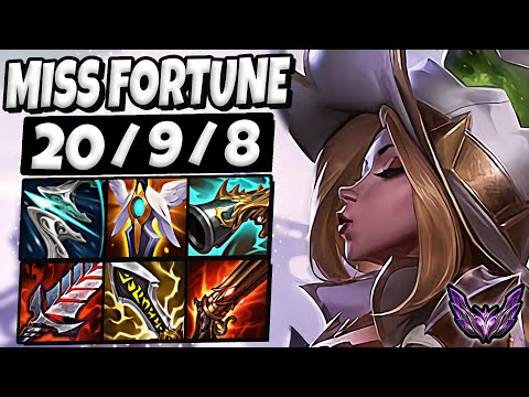 Miss Fortune vs Ezreal [ ADC ] Lol Korea Master Patch 12.17 ✅