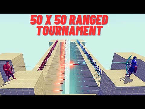 50x vs 50x RANGED UNITS TOURNAMENT | TABS - Totally Accurate Battle Simulator