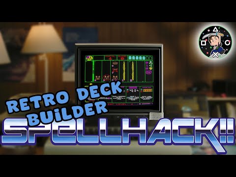 SPELLHACK!! The Roguelike Tower Defense Deckbuilder is a Retro Dream!!