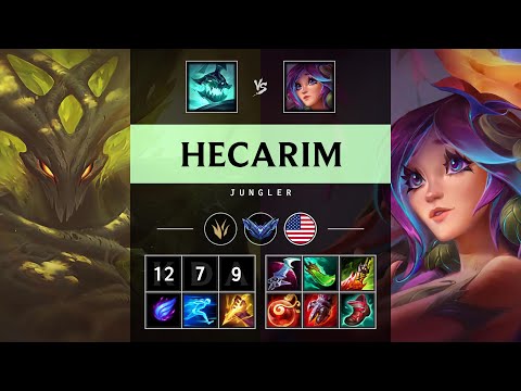 Hecarim Jungle vs Lillia - NA Diamond Patch 25.13