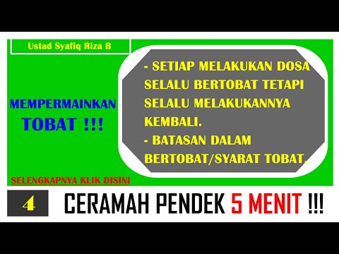 Mempermainkan Taubat - Ustadz Dr. Syafiq Riza Basalamah, M.A.