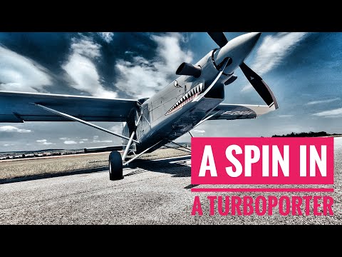 FLYING A SKYDIVER PLANE - Pilatus PC6 #TurboPorter