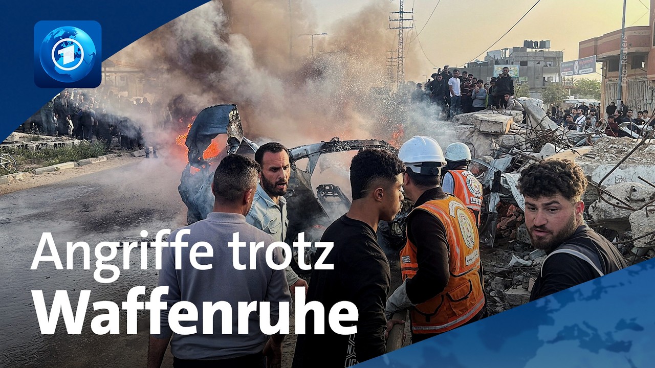 Trotz Waffenruhe: Israelische Angriffe im Gazastreifen gehen weiter