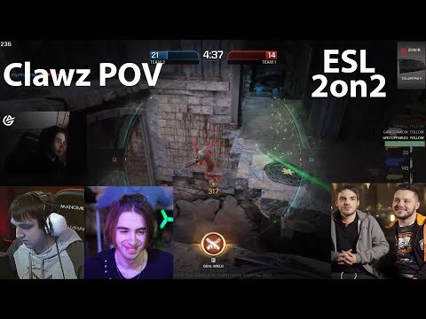 Xron, Clawz (pov) vs Cypher, Av3k [ESL 2018 TDM Cup #12 2on2]