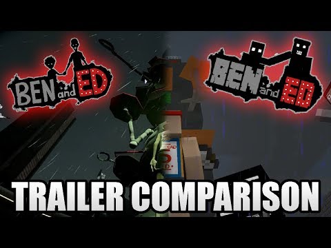 Comparison - Ben and Ed Launch Trailer and Minecraft