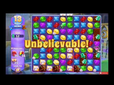 Wonka's World of Candy Level 766 NO BOOSTERS - A S GAMING ✔