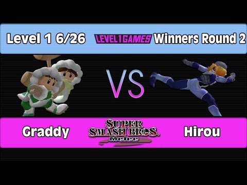 Level 1 6/26: Graddy (Icies) Vs. Hirou (Sheik) - WR2