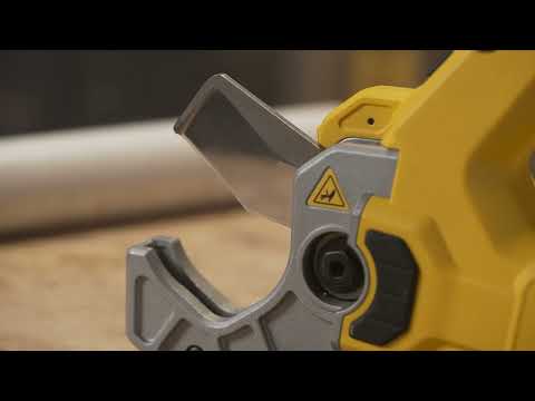 How to Use the DCE180 20V MAX* Plastic Tubing Cutter