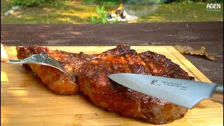 Rare Wagyu Beef - reverse seared over charcoal & wood