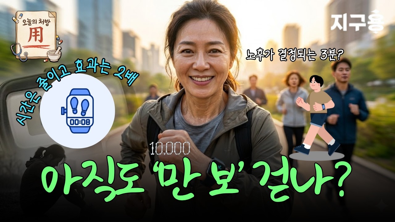 만 보 걷기의 배신... 60년 동안 우리는 속았습니다 😱