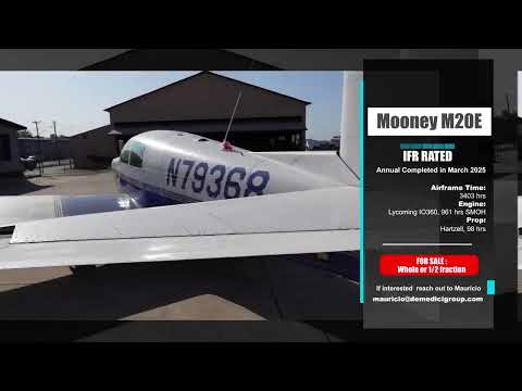 1965 MOONEY M20E For Sale