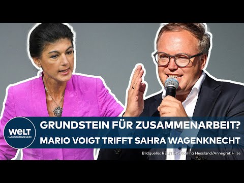 Video Thumbnail: THÜRINGEN: Koalitionsverhandlungen zwischen BSW und CDU! Mario Voigt trifft Sahra Wagenknecht