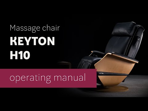 Keyton H10 massage chair - operating manual
